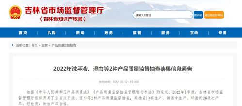 吉林省2022年洗手液、濕巾產(chǎn)品質(zhì)量監(jiān)督抽查結(jié)果及美甲店會員管理軟件市場規(guī)范情況